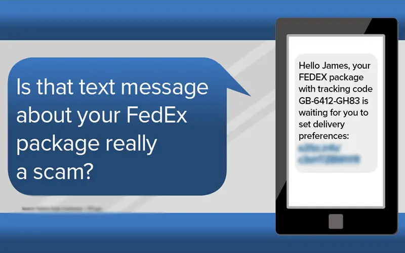 Latest Information Fedex Parcel Text Scam