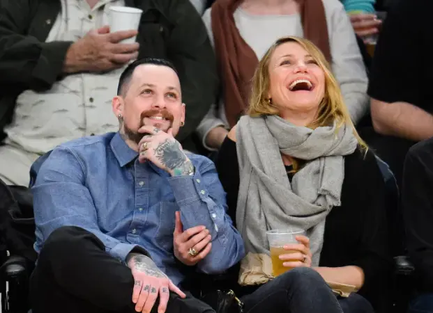 Cameron Diaz and Benji Madden relish 