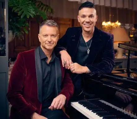 Anthony Callea and Tim Campbell